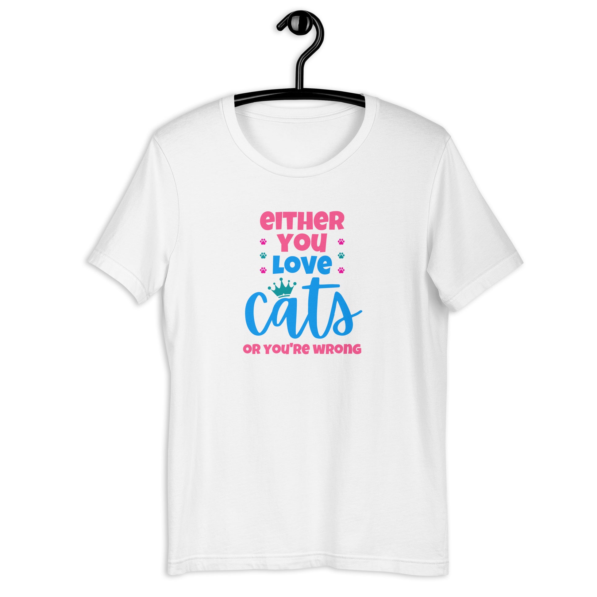 t-shirt for cat lovers and cat moms. Perfect gift for cat ladies