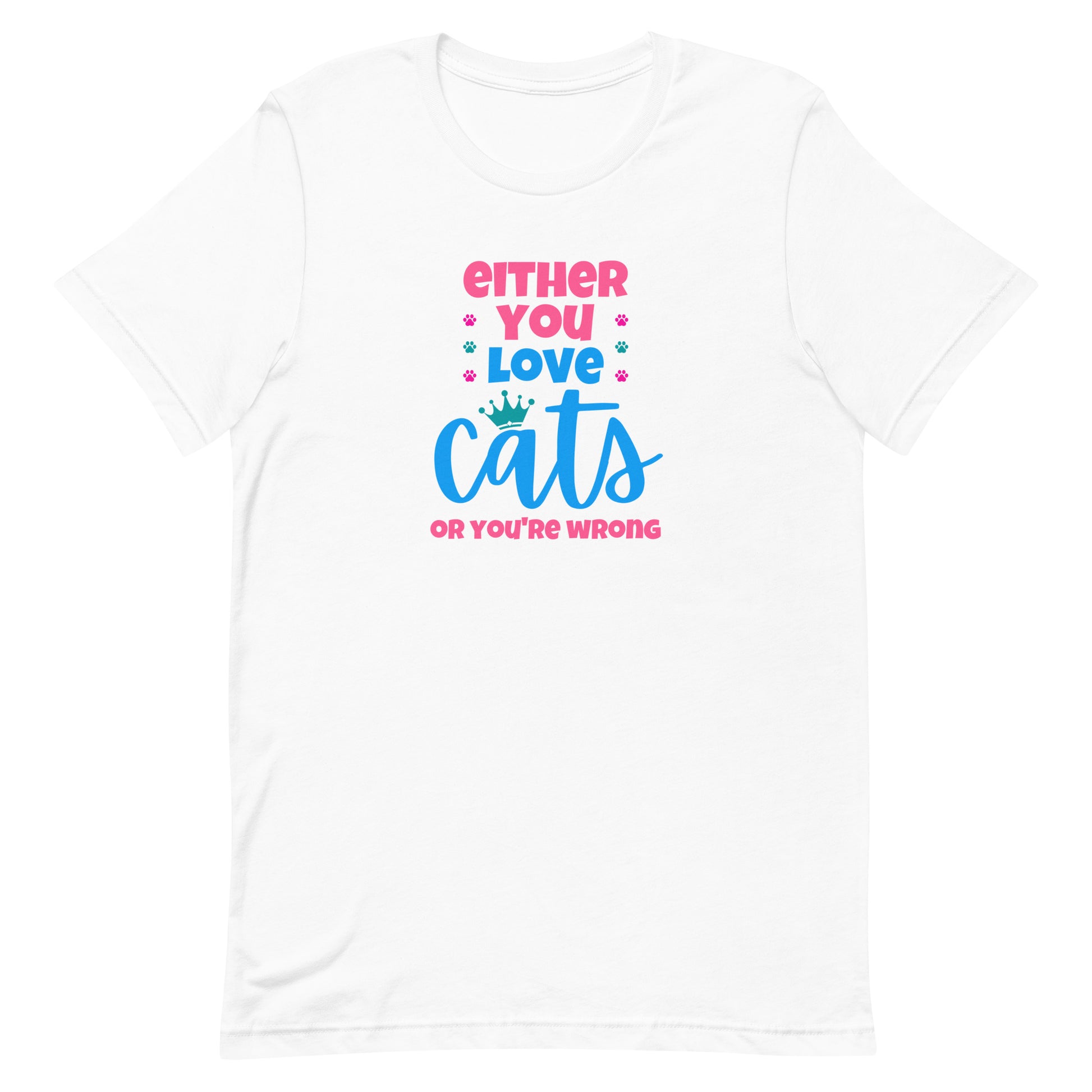 t-shirt for cat lovers and cat moms. Perfect gift for cat ladies