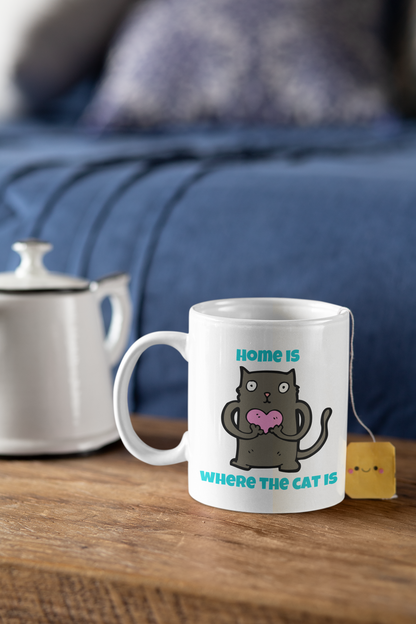 mug for cat lovers and cat moms. Perfect gift for cat ladies
