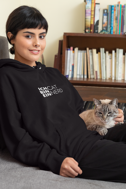 hoodie for cat lovers and cat moms. Perfect gift for cat ladies
