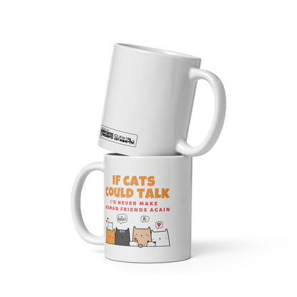 Mug for cat lovers and cat moms. Perfect gift for cat ladies
