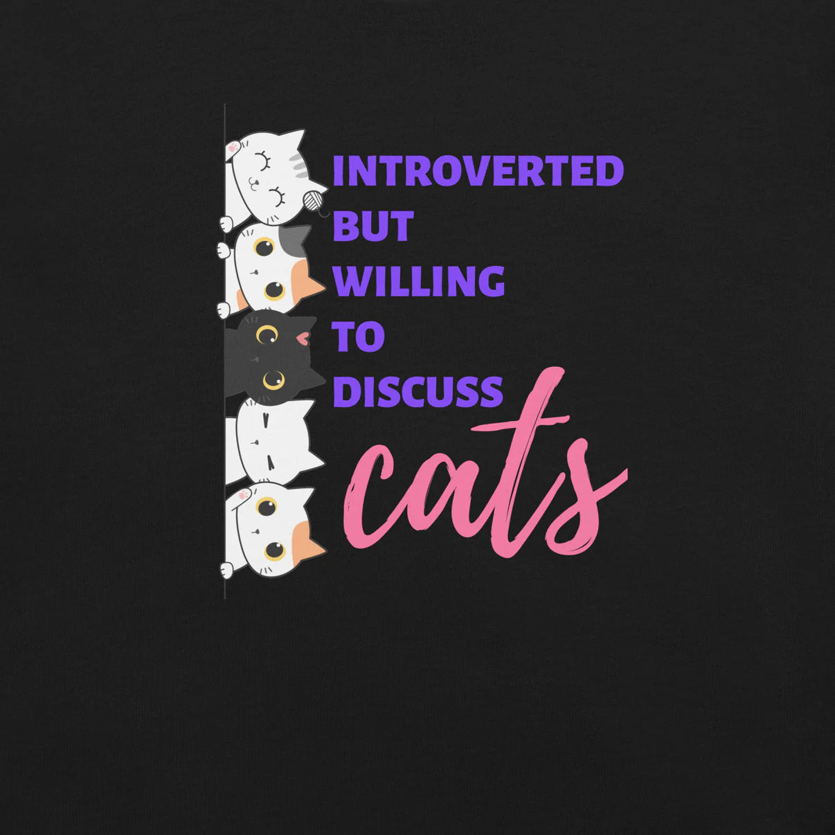hoodie for cat lovers and cat moms. Perfect gift for cat ladies