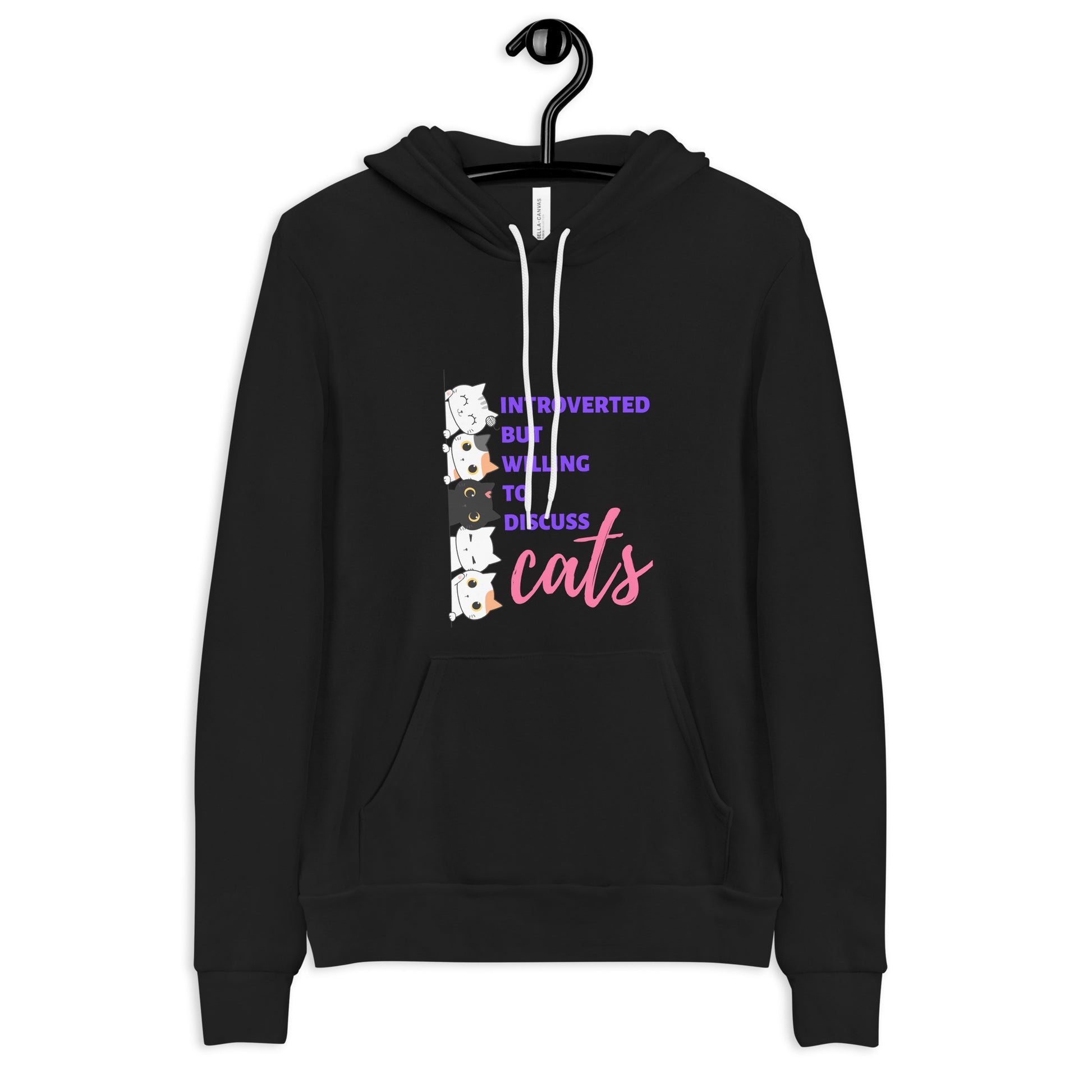 hoodie for cat lovers and cat moms. Perfect gift for cat ladies