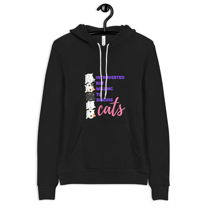 hoodie for cat lovers and cat moms. Perfect gift for cat ladies