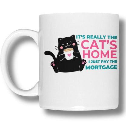 Mug for cat lovers and cat moms. Perfect gift for cat ladies