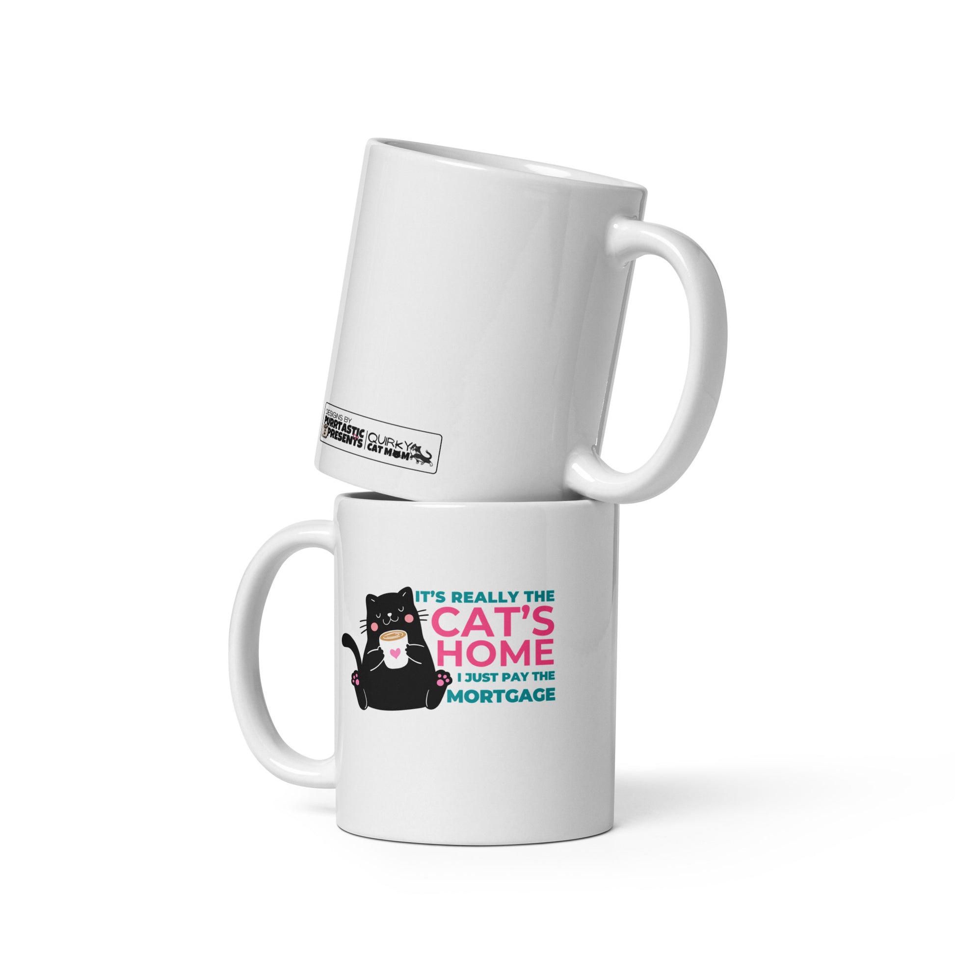 Mug for cat lovers and cat moms. Perfect gift for cat ladies