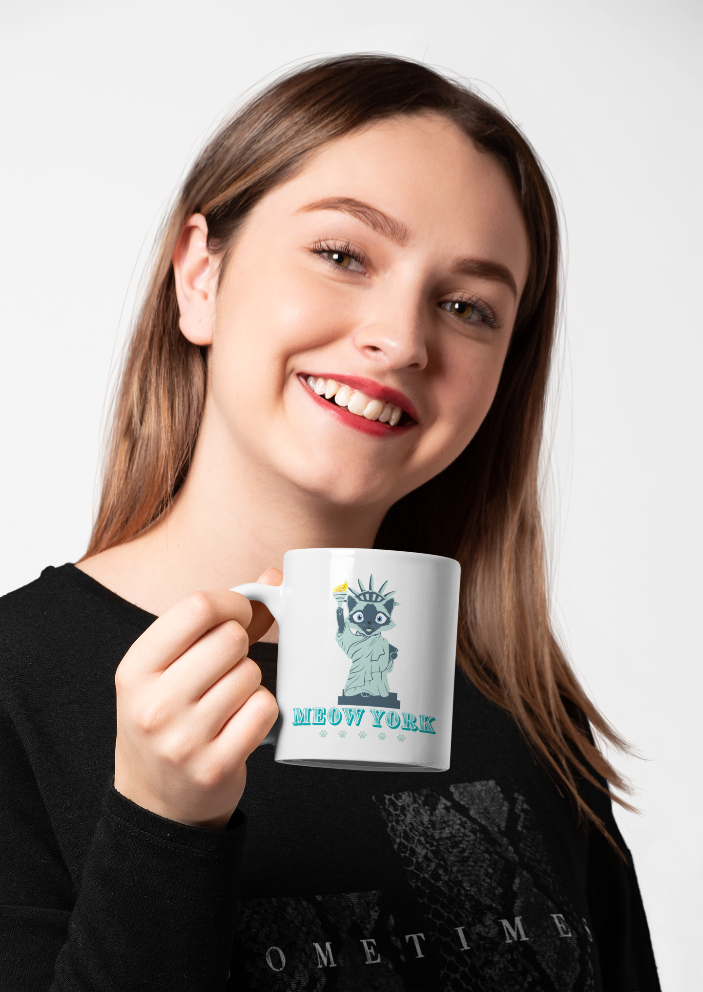 mug for cat lovers and cat moms. Perfect gift for cat ladies