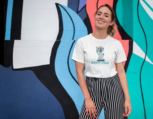t-shirt for cat lovers and cat moms. Perfect gift for cat ladies