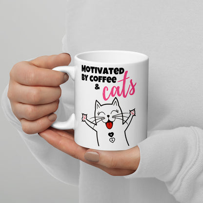 mug for cat lovers and cat moms. Perfect gift for cat ladies