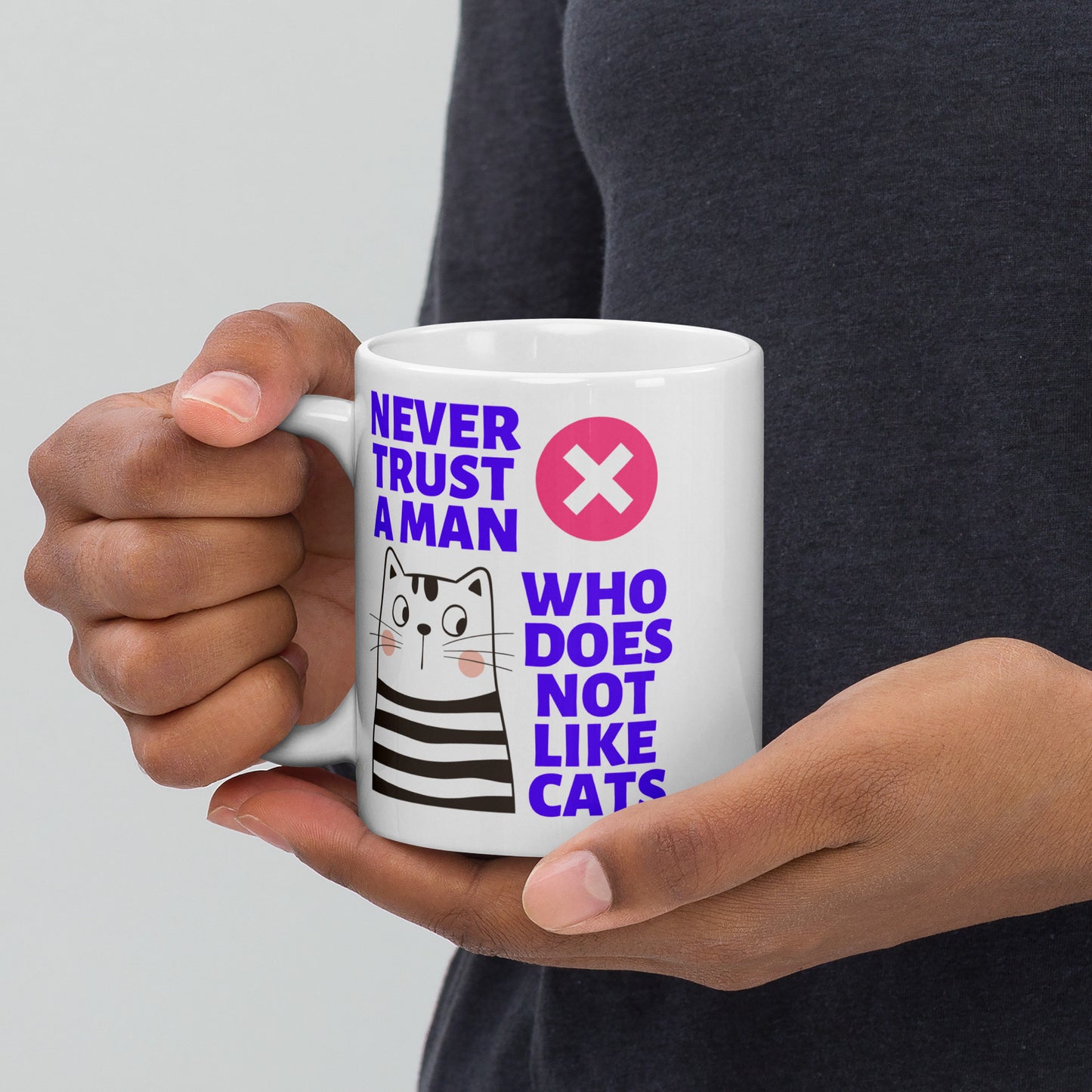 mug for cat lovers and cat moms. Perfect gift for cat ladies
