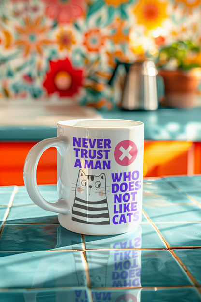 mug for cat lovers and cat moms. Perfect gift for cat ladies