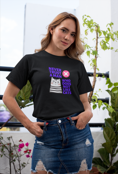 t-shirt for cat lovers and cat moms. Perfect gift for cat ladies
