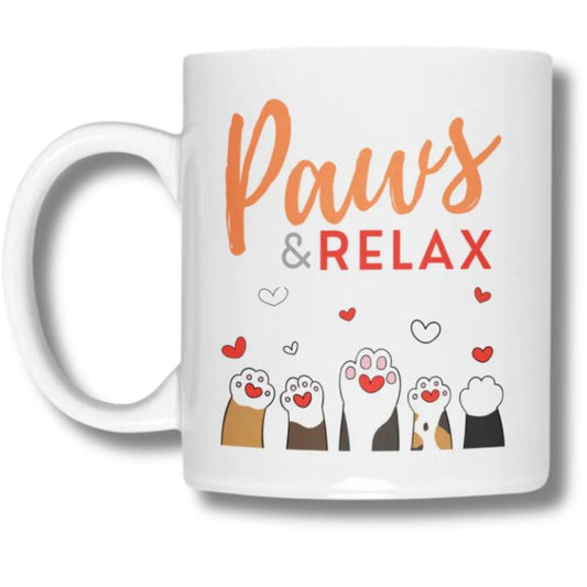 Mug for cat lovers and cat moms. Perfect gift for cat ladies