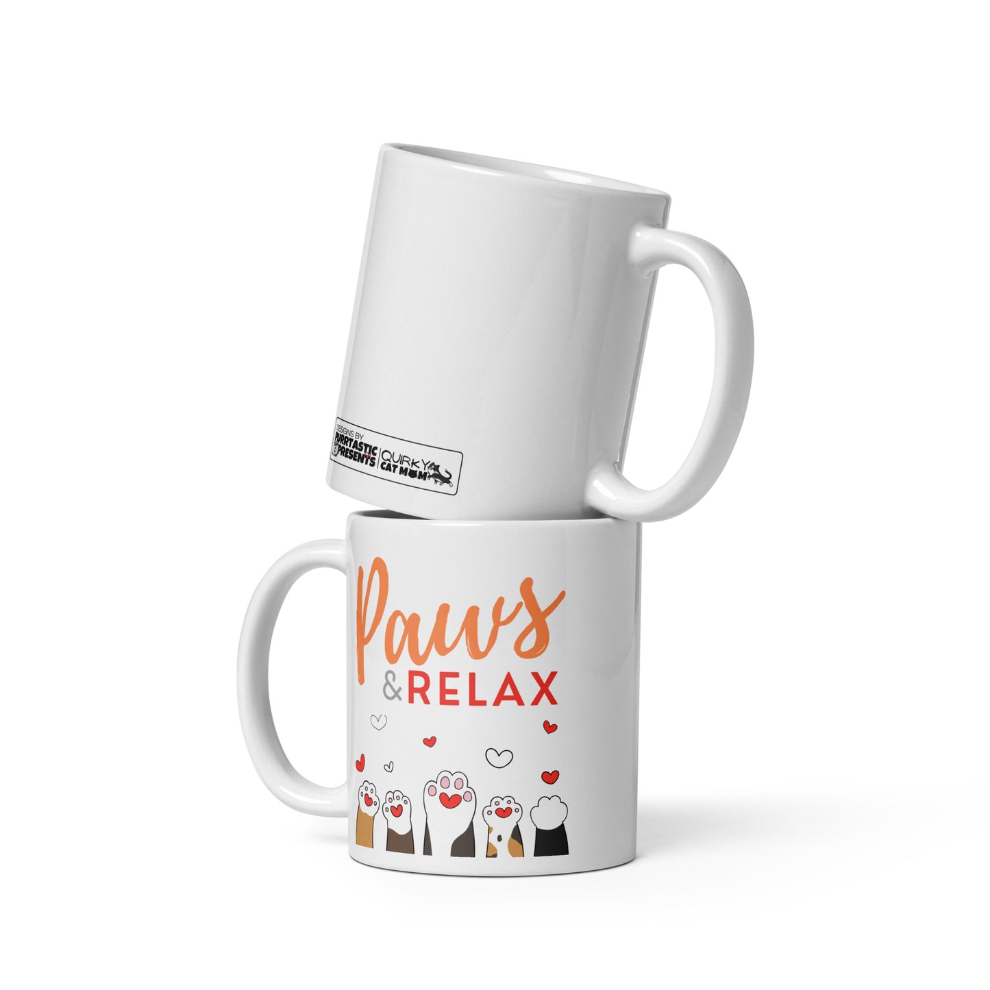 Mug for cat lovers and cat moms. Perfect gift for cat ladies