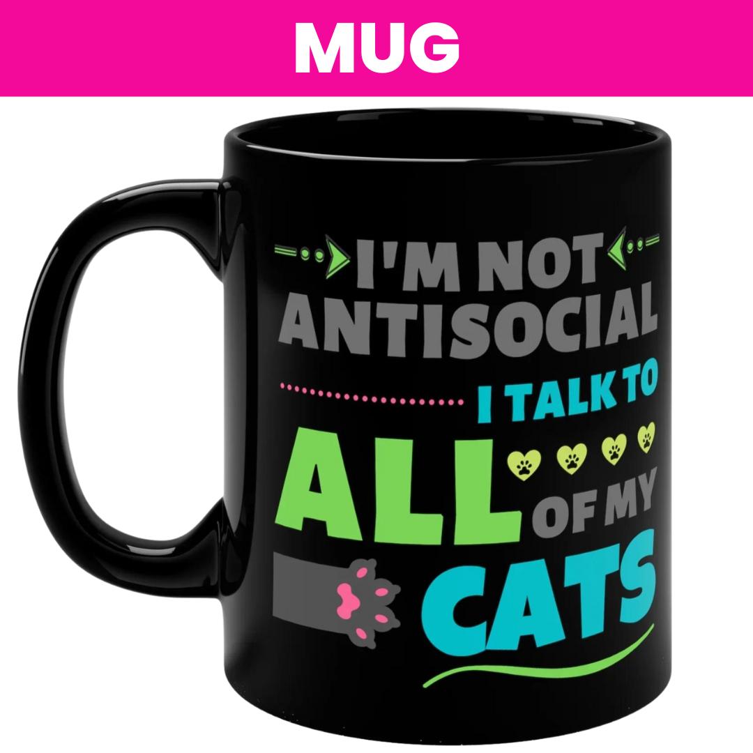 Mug, spoon and free bonuses for cat lovers and cat moms. Perfect gift for cat ladies