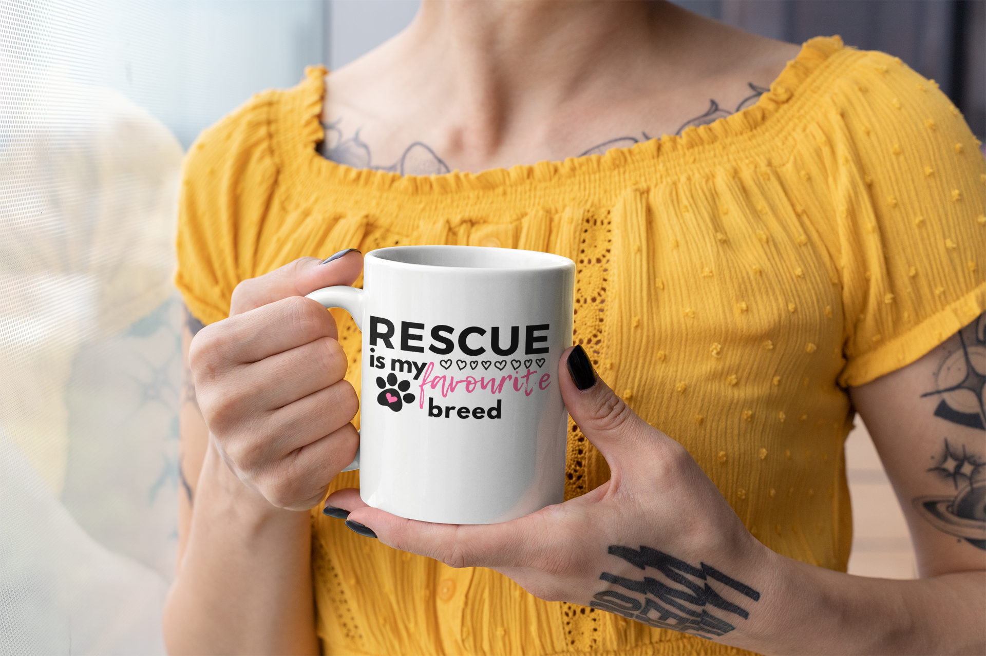 mug for cat lovers and cat moms. Perfect gift for cat ladies