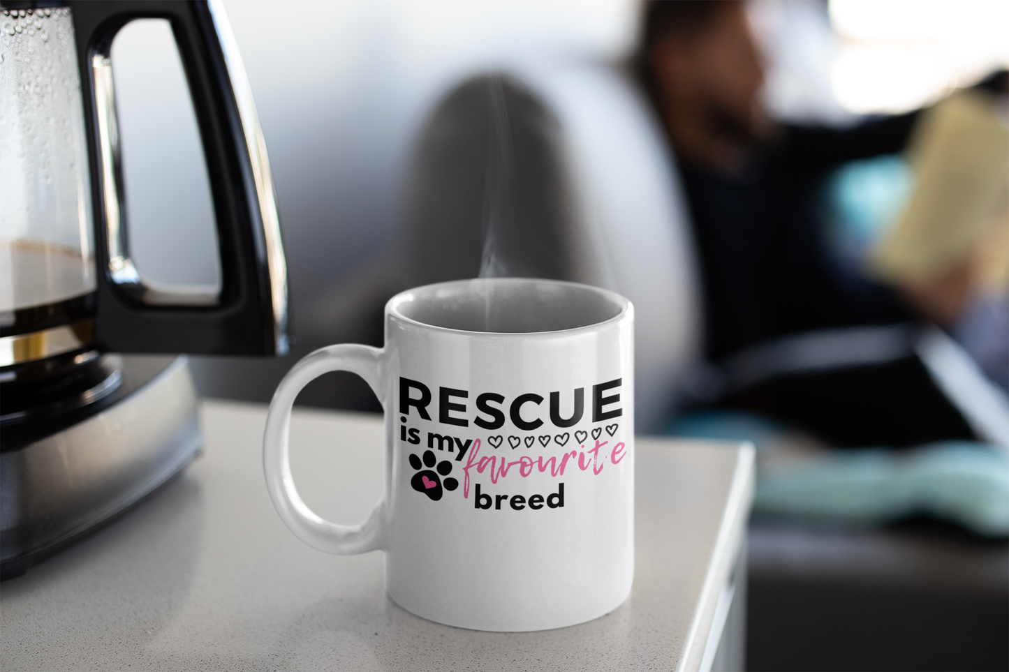 mug for cat lovers and cat moms. Perfect gift for cat ladies