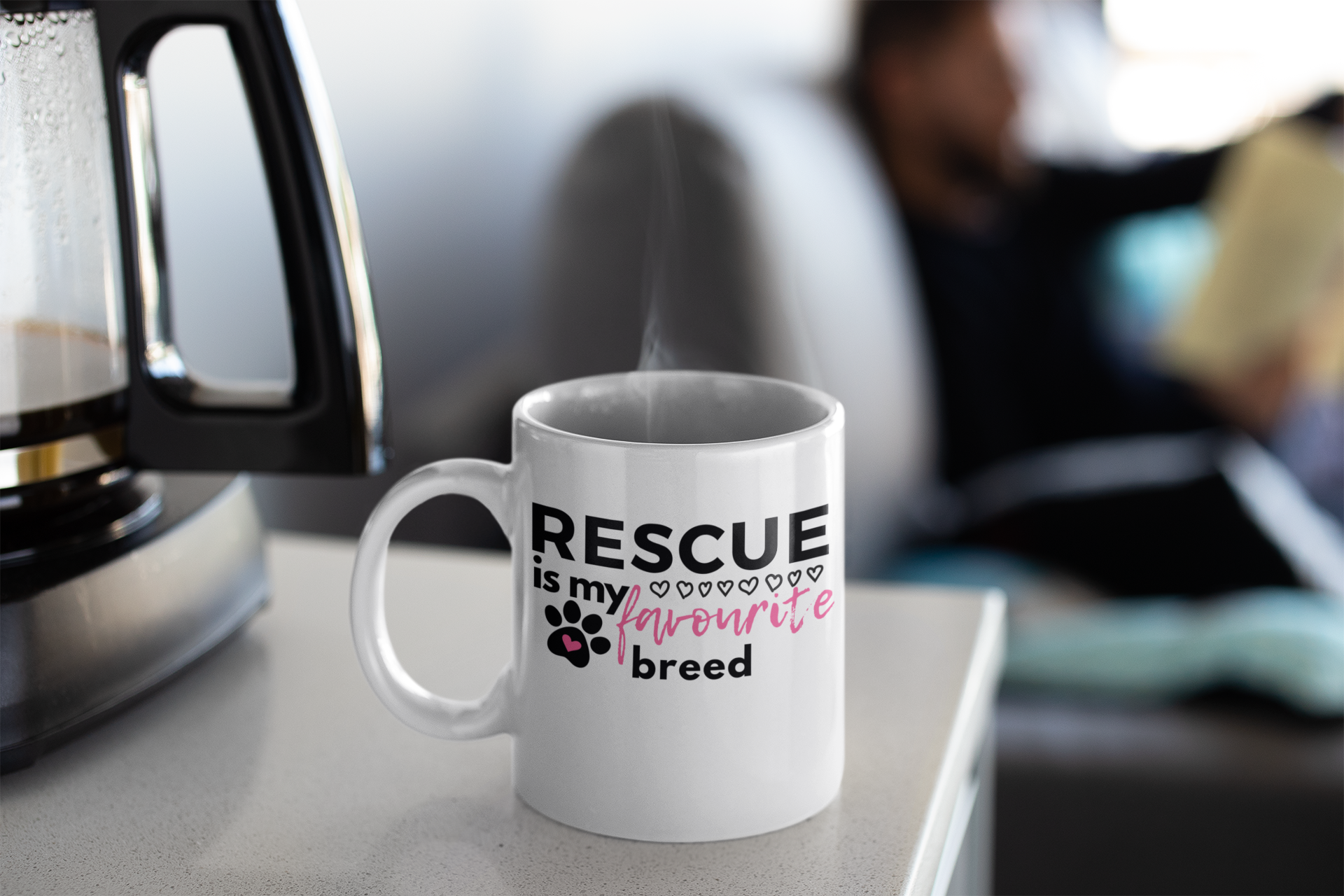 mug for cat lovers and cat moms. Perfect gift for cat ladies