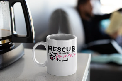 Rescue Is My Favourite Breed Mug