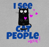 gifts for cat lovers. t-shirt for cat lady, cat mom and cat dad