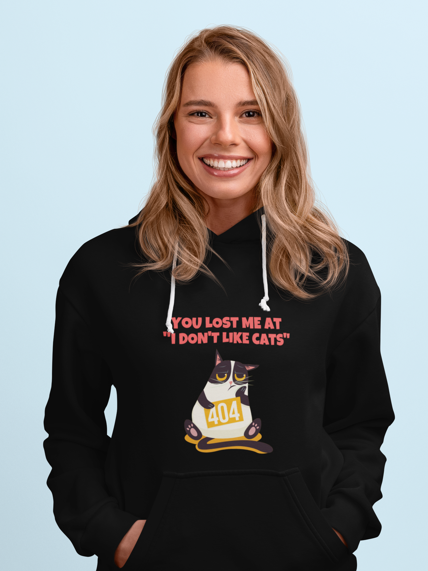 hoodie for cat lovers and cat moms. Perfect gift for cat lady