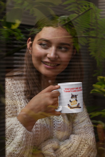 mug for cat lovers and cat moms. Perfect gift for cat lady