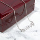 Personalised Necklace With Your Cat's Name
