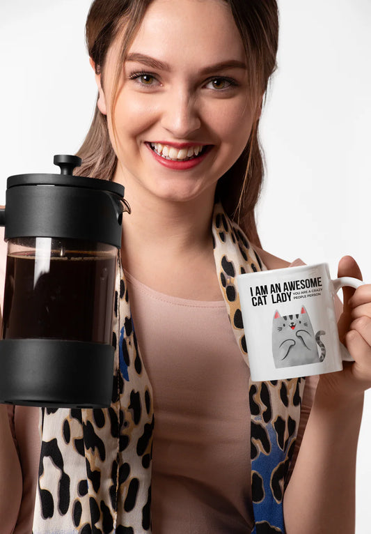 I Am An Awesome Cat Lady, You Are A Crazy People Person Mug