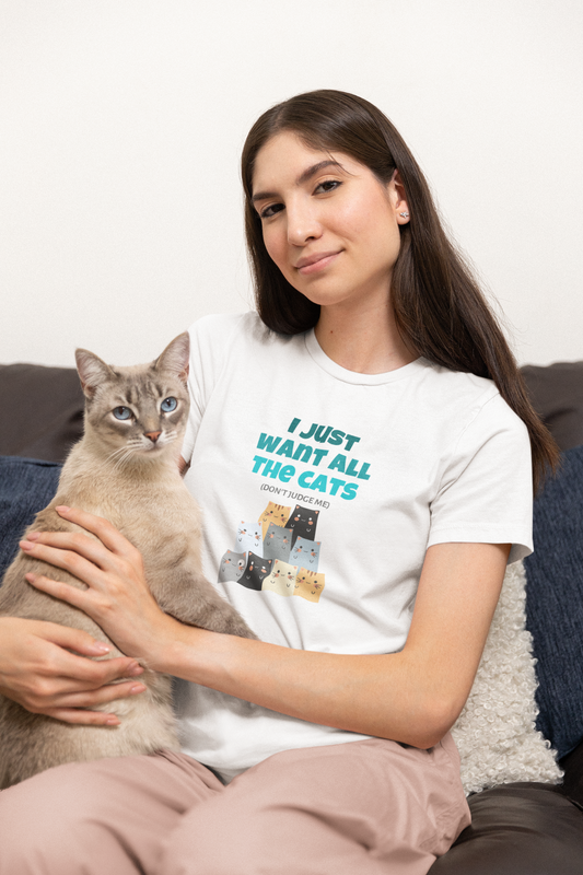 t-shirt for cat lovers, cat dad and cat mom. perfect gift for cat lovers