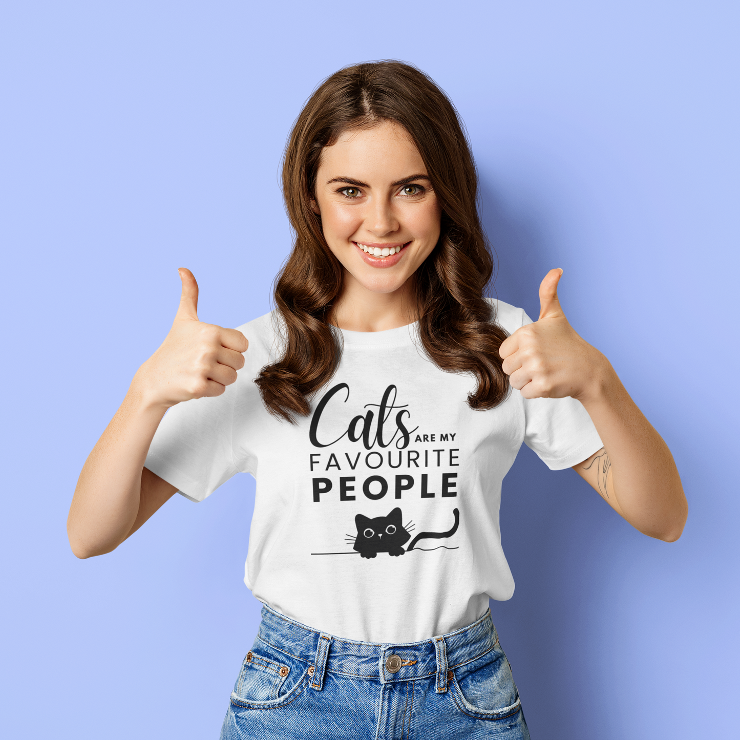 t-shirt for cat lovers and cat moms. Perfect gift for cat ladies