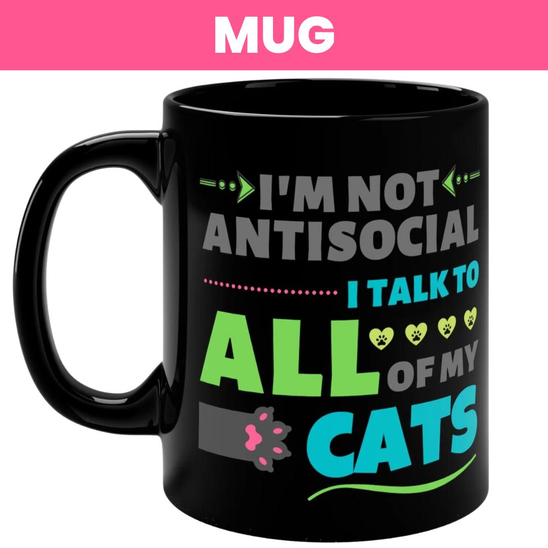 Mug, spoon and free bonuses for cat lovers and cat moms. Perfect gift for cat ladies