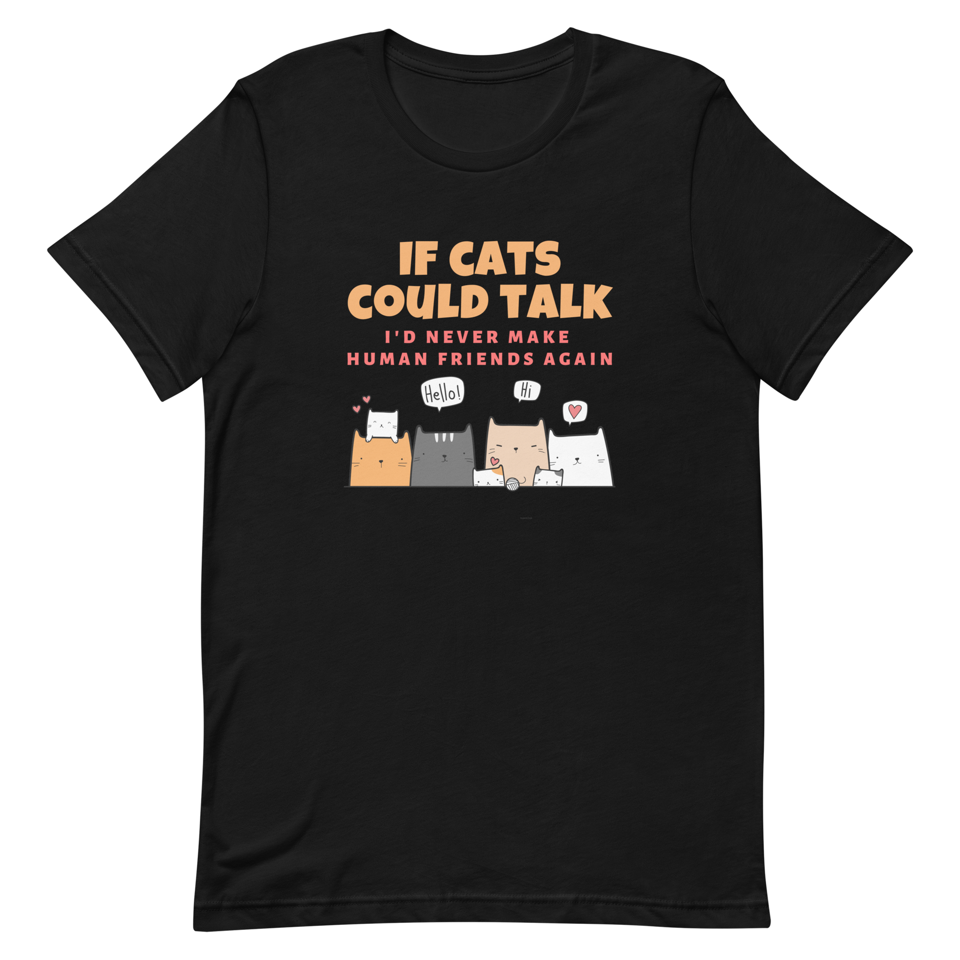 t-shirt for cat lovers and cat moms. Perfect gift for cat ladies