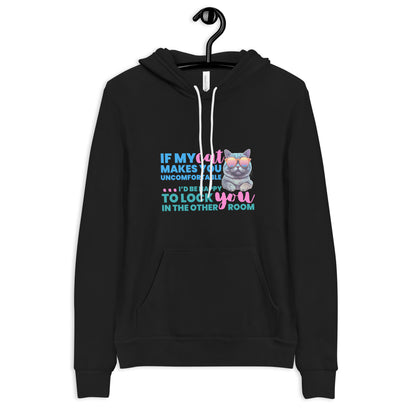 hoodie for cat lovers and cat moms. Perfect gift for cat ladies