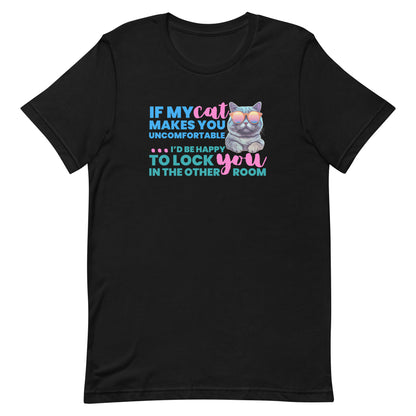 t-shirt for cat lovers and cat moms. Perfect gift for cat ladies