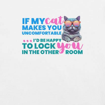 t-shirt for cat lovers and cat moms. Perfect gift for cat ladies