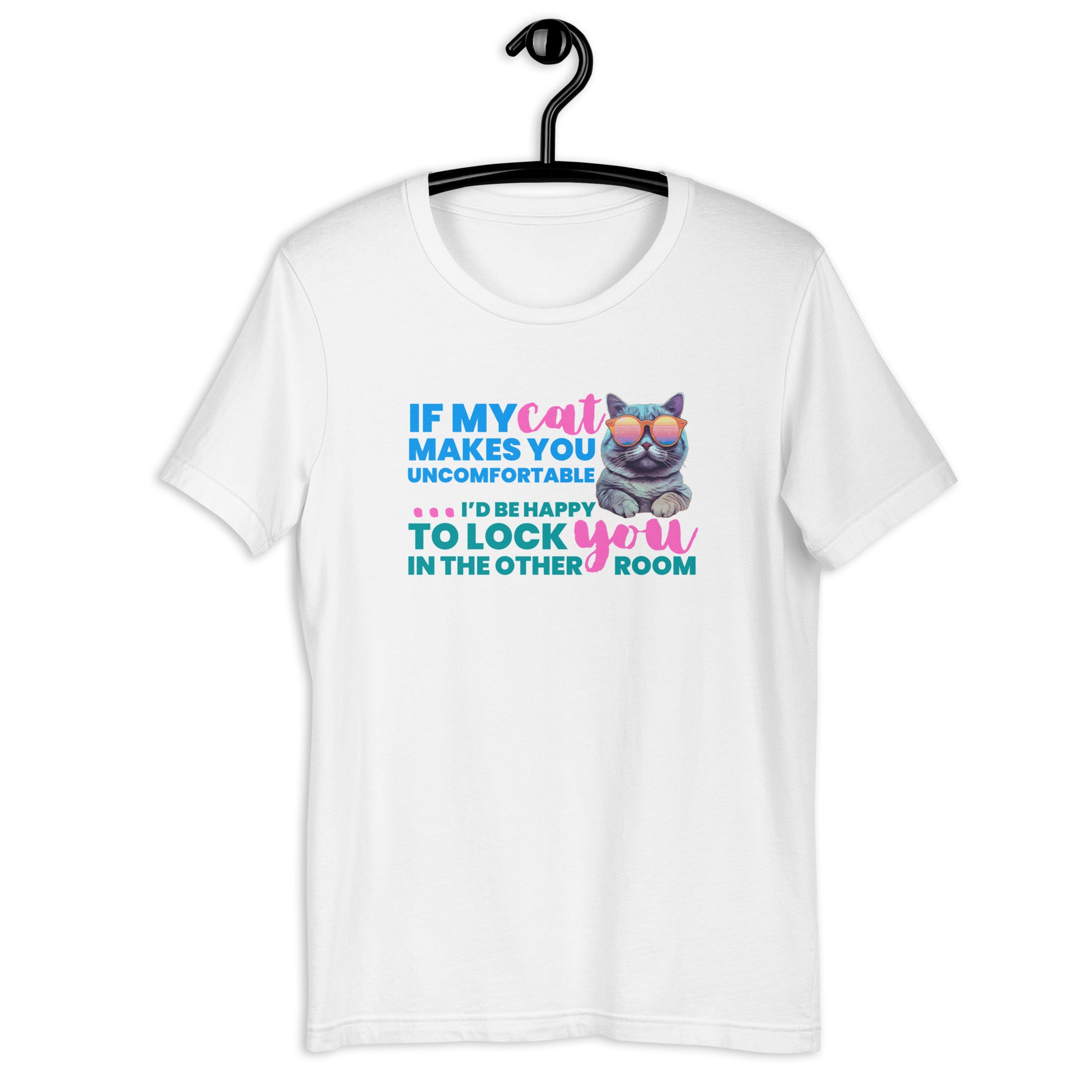 t-shirt for cat lovers, cat dad and cat mom. perfect gift for cat lovers