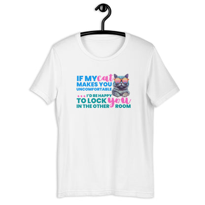 t-shirt for cat lovers, cat dad and cat mom. perfect gift for cat lovers