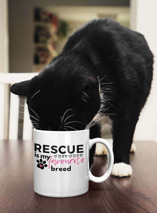 Rescue Is My Favourite Breed Mug