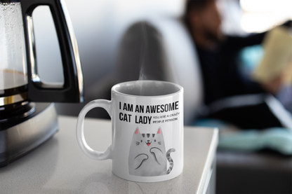 gifts for cat lovers. mugs for cat lady, cat mom and cat dad