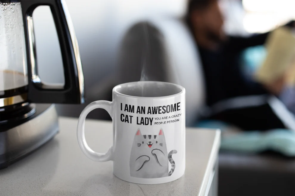 I Am An Awesome Cat Lady, You Are A Crazy People Person Mug