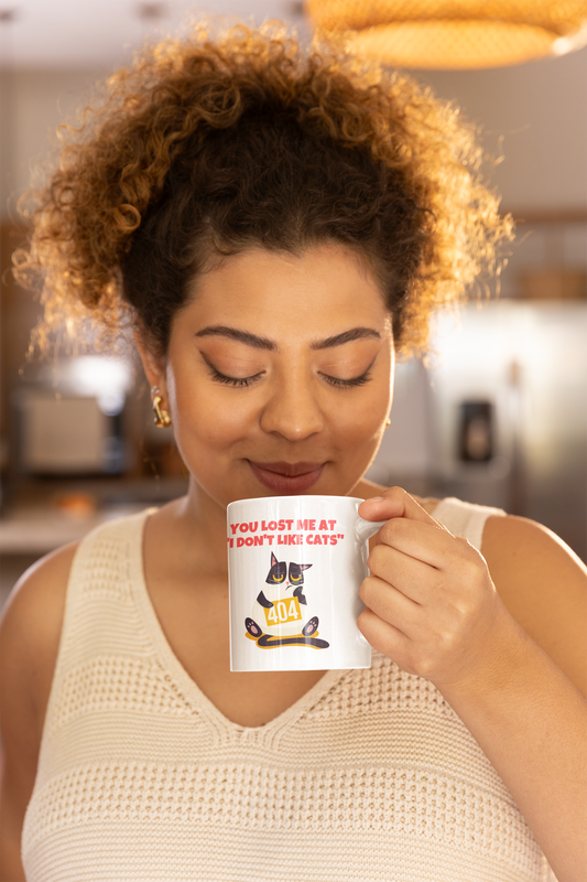 You Lost Me At "I Don't Like Cats" Mug