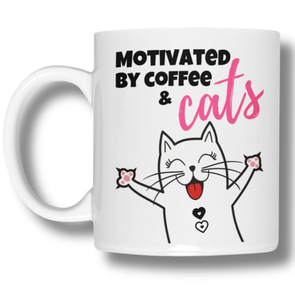 mug set for cat lovers and cat moms. Perfect gift for cat ladies