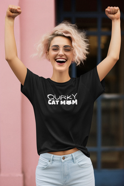 t-shirt for cat lovers and cat moms. Perfect gift for cat ladies