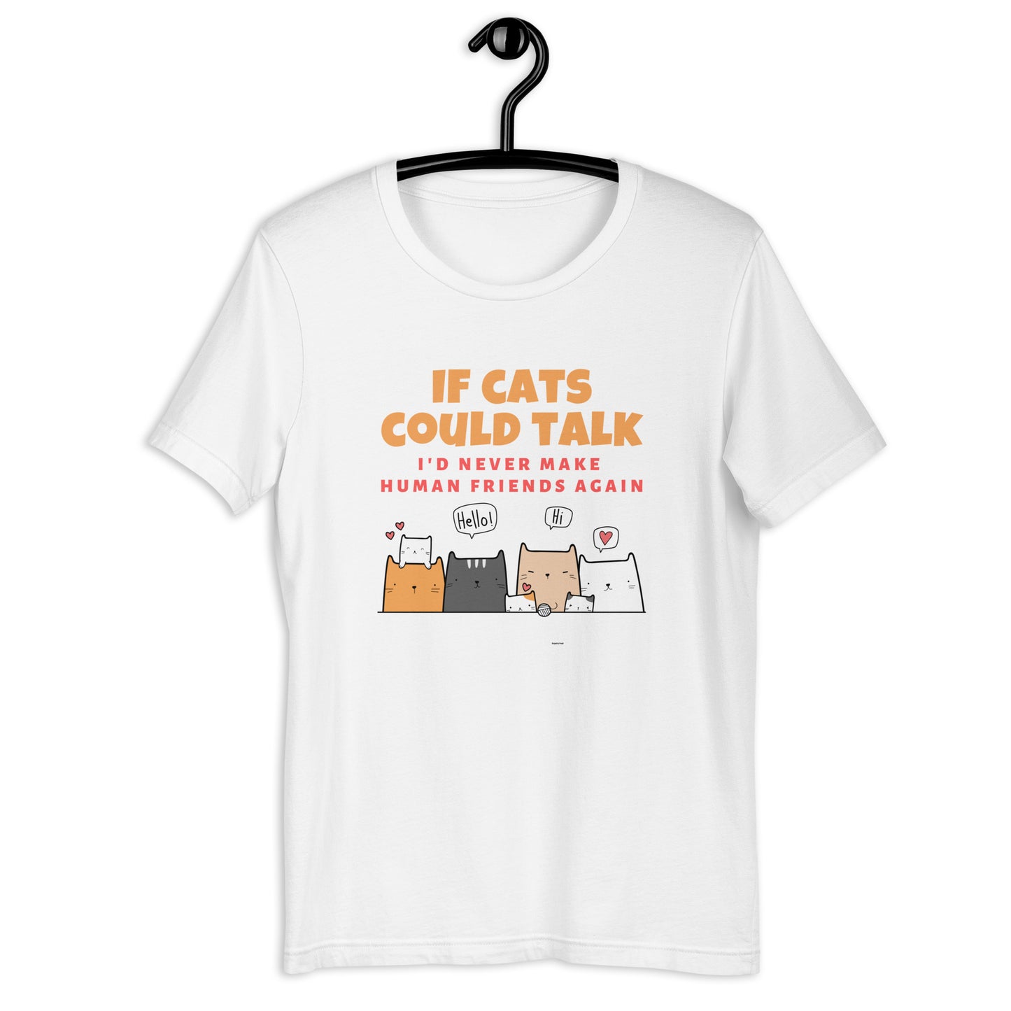 t-shirt for cat lovers, cat dad and cat mom. perfect gift for cat lovers