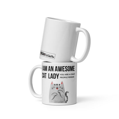 gifts for cat lovers. mugs for cat lady, cat mom and cat dad