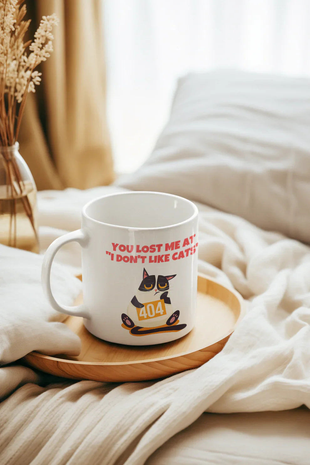 You Lost Me At "I Don't Like Cats" Mug