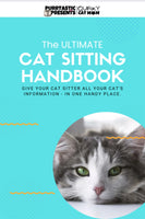 THE ULTIMATE CAT SITTING HANDBOOK. GIVE YOUR CAT SITTER ALL YOUR CAT'S INFORMATION - IN ONE HANDY PLACE